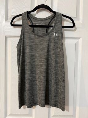 Under Armour Women’s Heather Gray Racerback Tank Top